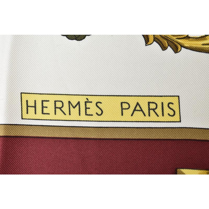 HERMES（エルメス） スカーフ カレ90 Les Cles レ・クレ/鍵柄 シルク