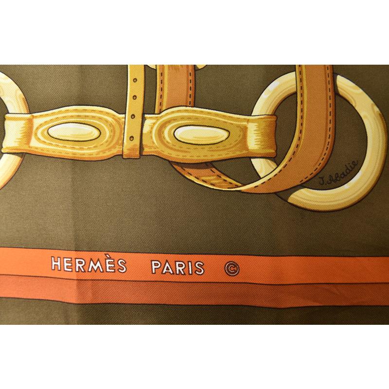 HERMES（エルメス） スカーフ カレ90 コーチング・フォーエバー シルク