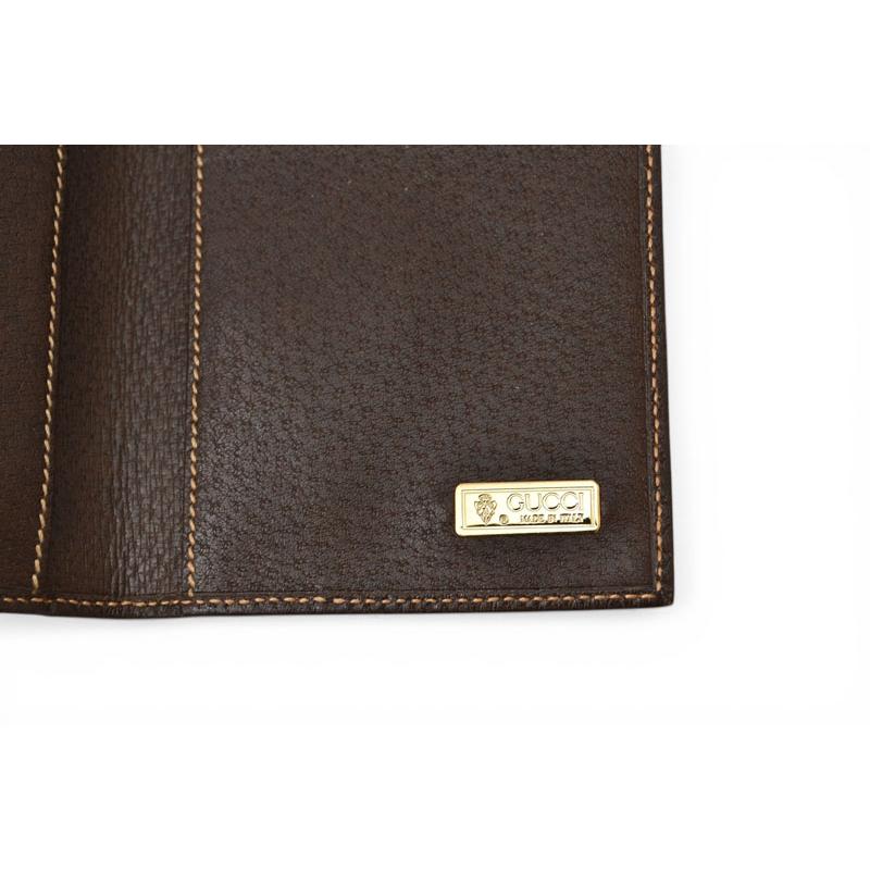 グッチ 財布 GUCCI 長財布/札入れ ヴィンテージ 1980年代 80s/オールドグッチ ブラウン 034.001【中古】 GUCCI（グッチ） 財布 長財布/札入れ ヴィンテージ 1980年代 80s
