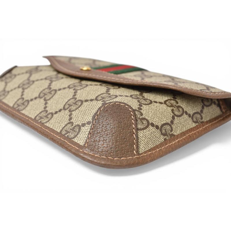 GUCCI（グッチ） ポーチ オールドグッチ/ヴィンテージ GGプラス