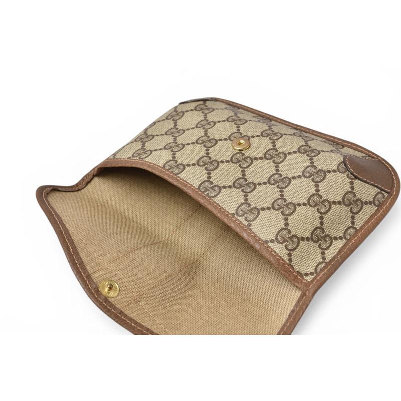 GUCCI オールドグッチ シェリーライン GGプラス ポーチ　美品 GUCCI（グッチ） ポーチ オールドグッチ/ヴィンテージ GGプラス
