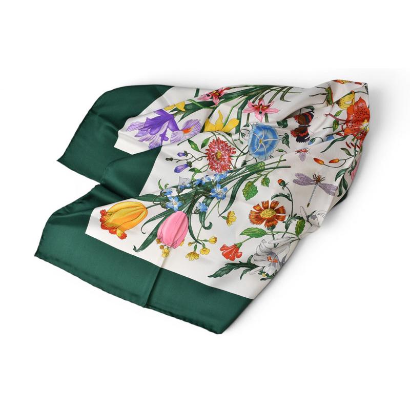 GUCCI（グッチ） スカーフ ヴィンテージ 大判スカーフ フローラ