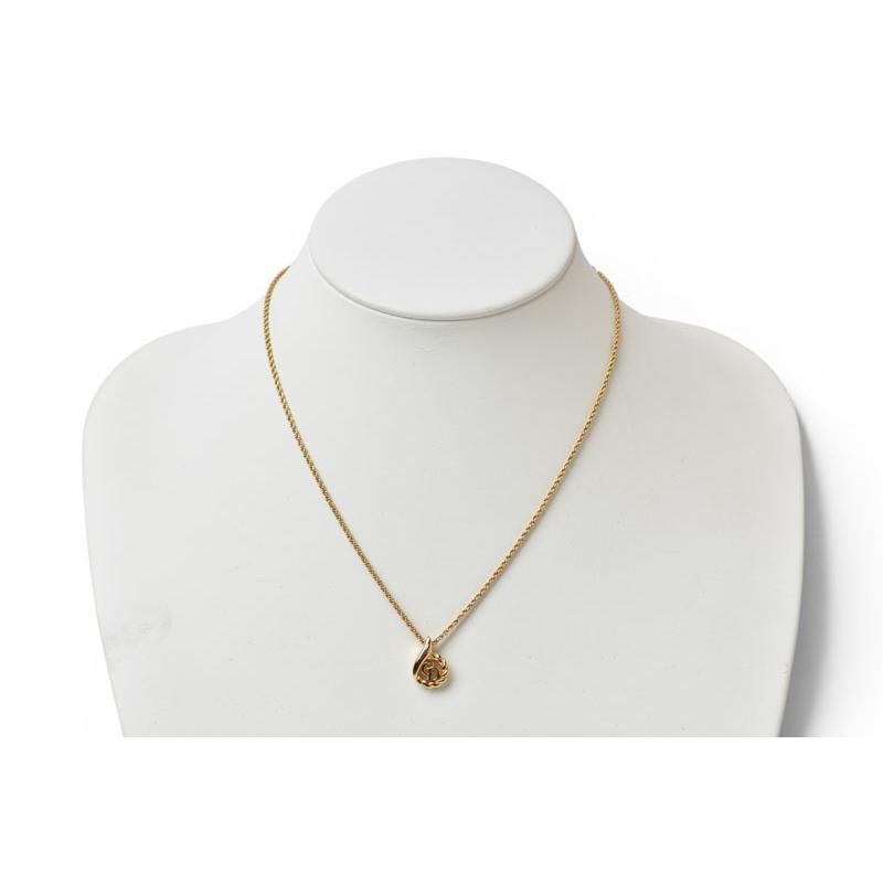 美品　Christian Diorのヴィンテージロゴネックレス　ゴールド　CD Christian Dior（クリスチャン・ディオール） ネックレス ヴィンテージ