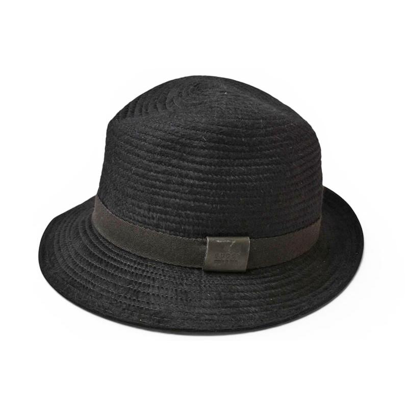 GUCCI バケットハット BLACK L(59cm) メンズ GUCCI バケットハット ブラック L 59cm グッチ 帽子