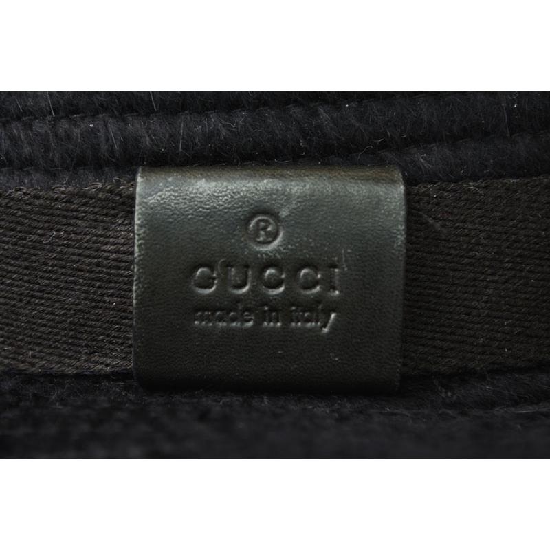 GUCCI（グッチ） ハット/帽子 GUCCIバケットハット ラビット ブラック