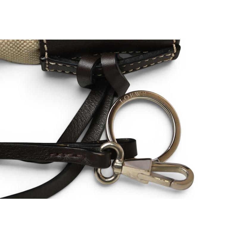 ロエベ トートバッグ ヴィンテージ A4収納可 LOEWE バッグ ベージュ/ブラウン メンズ/レディースの画像
