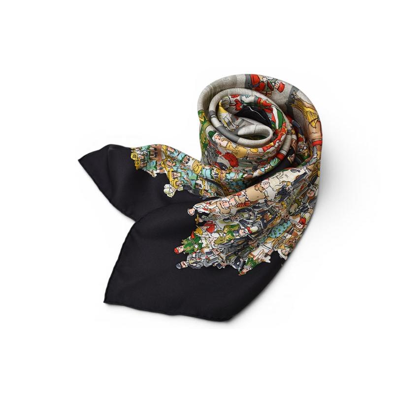 HERMES（エルメス） スカーフ カレ90 CIRQUE MOLIER モリエサーカス