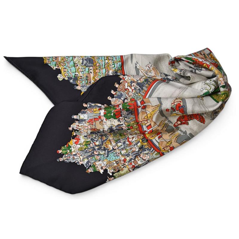 HERMES（エルメス） スカーフ カレ90 CIRQUE MOLIER モリエサーカス