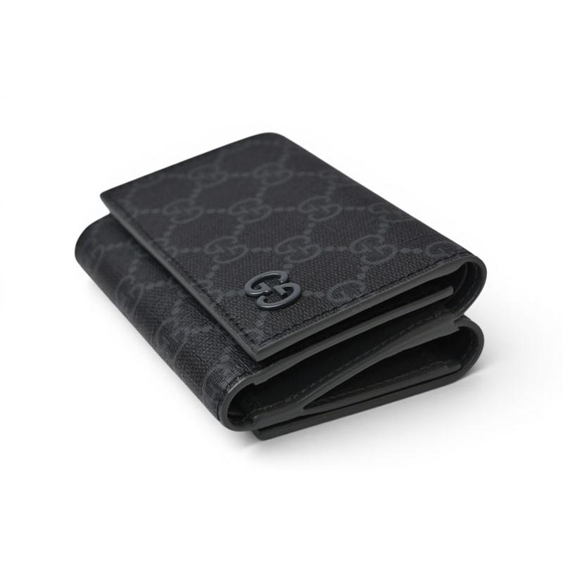 GUCCI（グッチ） 未使用 ミニ財布/三つ折り GGディテール 折財布 GG