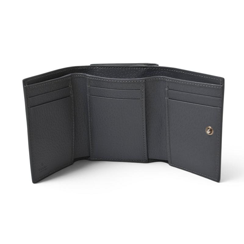 【新品未使用】GUCCI GGスプリーム ディテール付　財布　769225 GUCCI（グッチ） 未使用 ミニ財布/三つ折り GGディテール 折財布 GG
