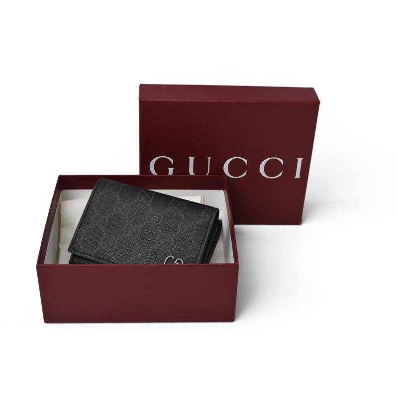GUCCI（グッチ） 未使用 ミニ財布/三つ折り GGディテール 折財布 GG