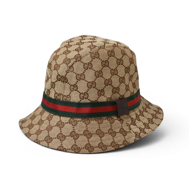 GUCCI バケットハット Lサイズ ベージュ GUCCI（グッチ） 未使用 ハット/帽子 GUCCI GGキャンバス バケット