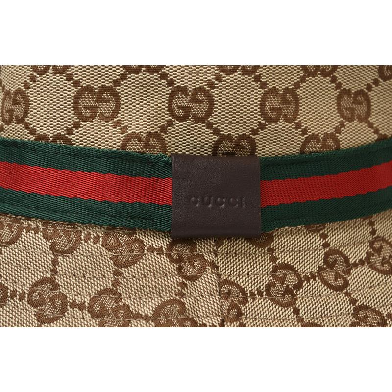 GUCCI（グッチ） 未使用 ハット/帽子 GUCCI GGキャンバス バケット