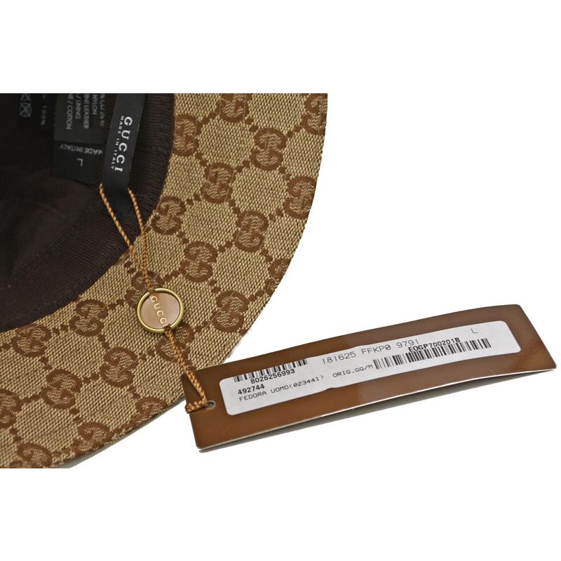 GUCCI（グッチ） 未使用 ハット/帽子 GUCCI GGキャンバス バケット