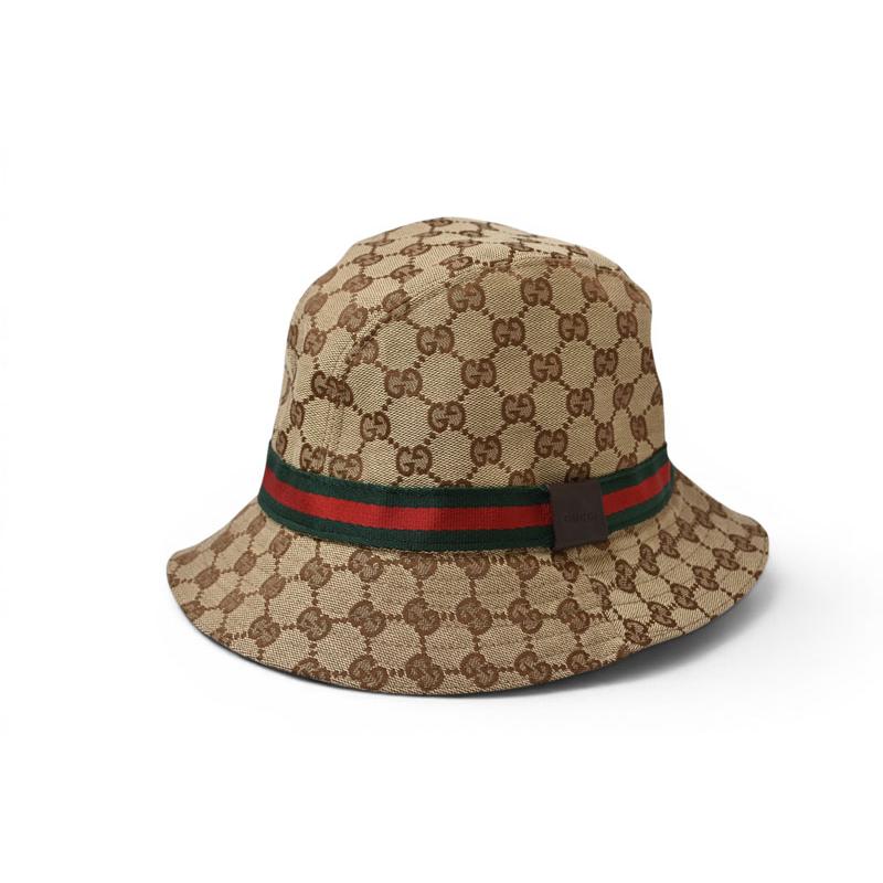 GUCCI（グッチ） 未使用 ハット/帽子 GUCCI GGキャンバス バケット
