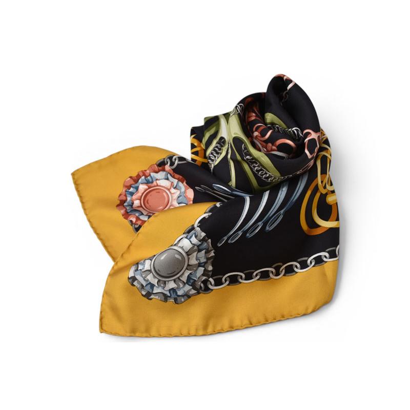 GUCCI（グッチ） スカーフ シルクスカーフ ホースビット/チェーン