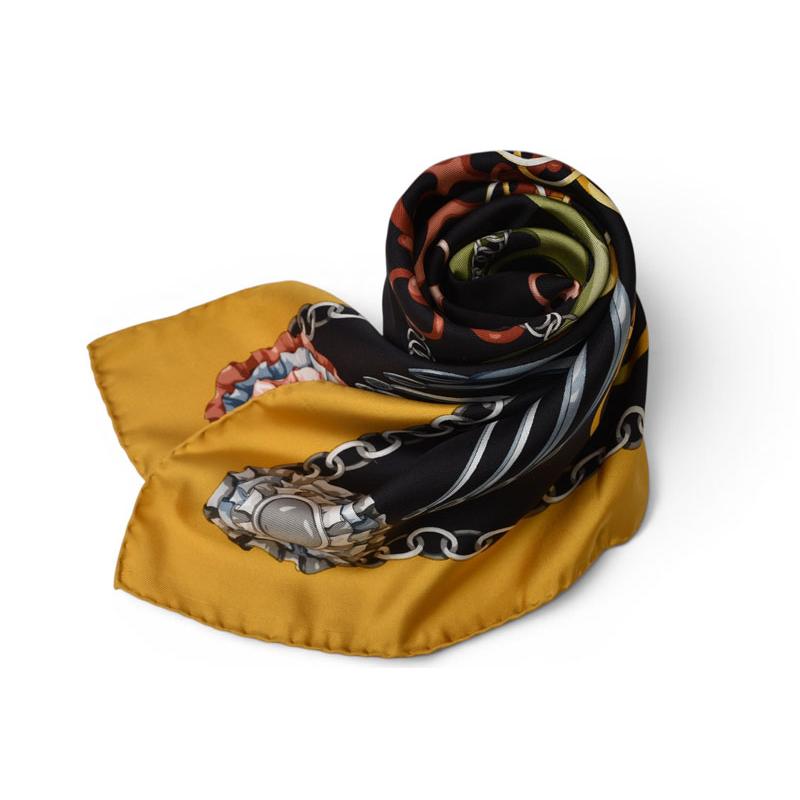 GUCCI ホースビット シルク スカーフ GUCCI（グッチ） スカーフ シルクスカーフ ホースビット/チェーン