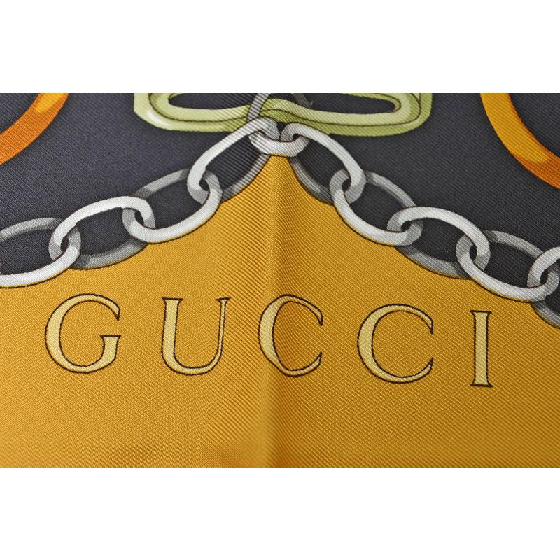 GUCCI（グッチ） スカーフ シルクスカーフ ホースビット/チェーン