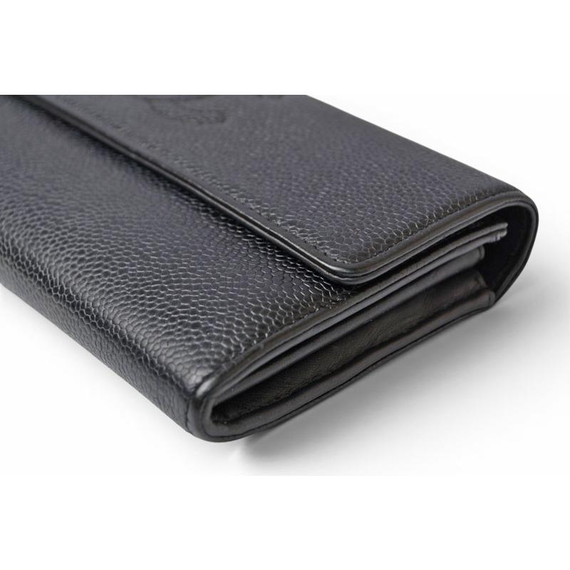CHANEL（シャネル） 長財布 CHANEL A50070 キャビアスキン ブラック