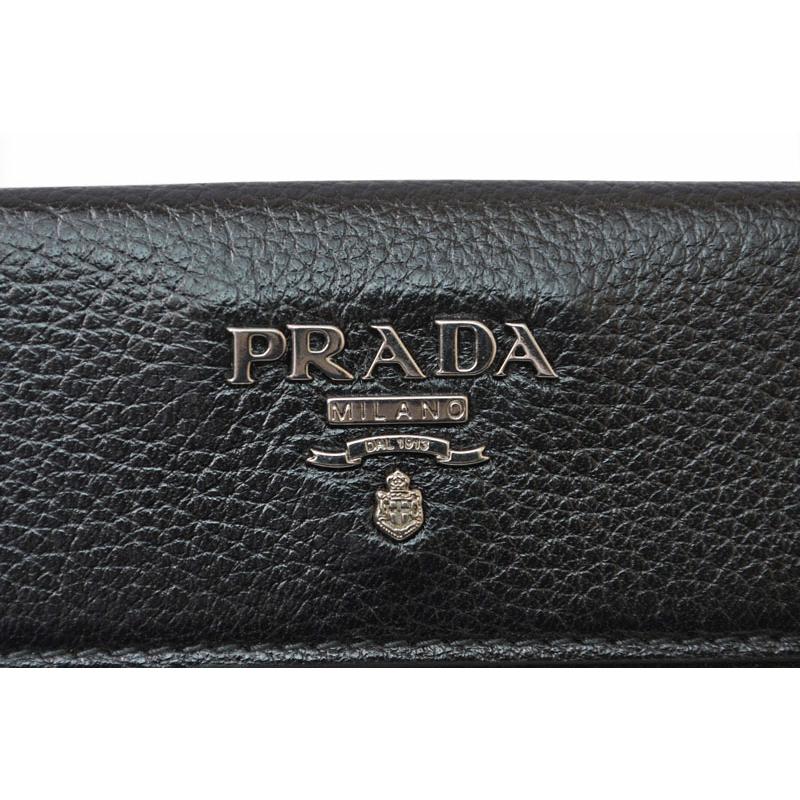PRADA（プラダ） 財布/三つ折り 折財布 1M0523 アンティークメタル
