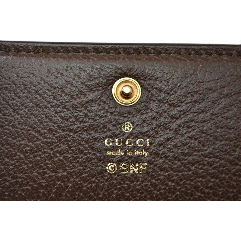 GUCCI（グッチ） ミニ財布/二つ折り 折財布 GGスプリーム ばなにゃ