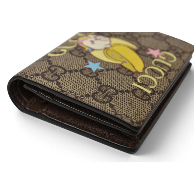 GUCCI（グッチ） ミニ財布/二つ折り 折財布 GGスプリーム ばなにゃ