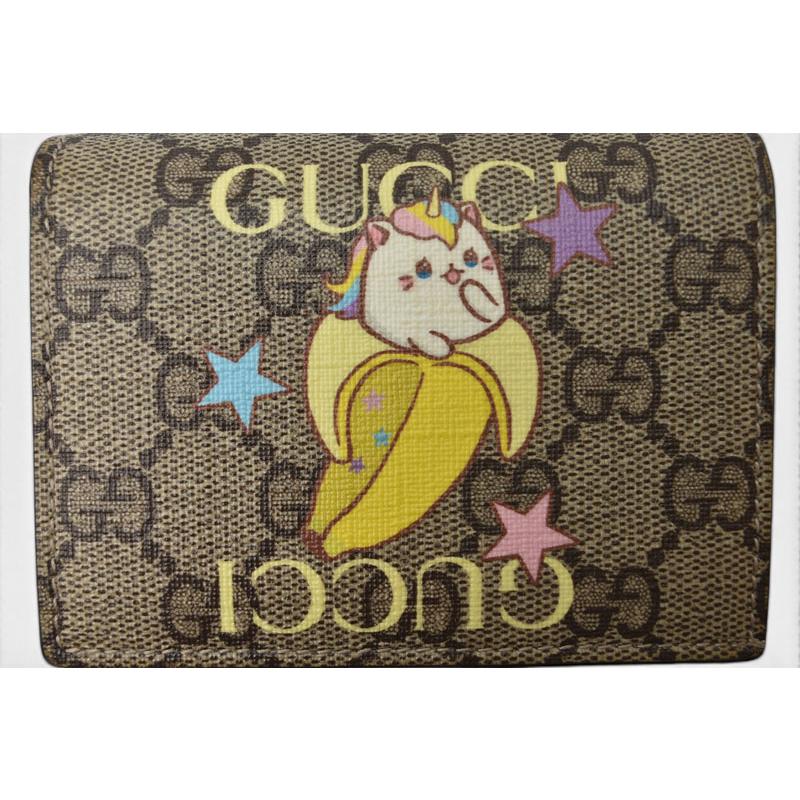 GUCCI（グッチ） ミニ財布/二つ折り 折財布 GGスプリーム ばなにゃ