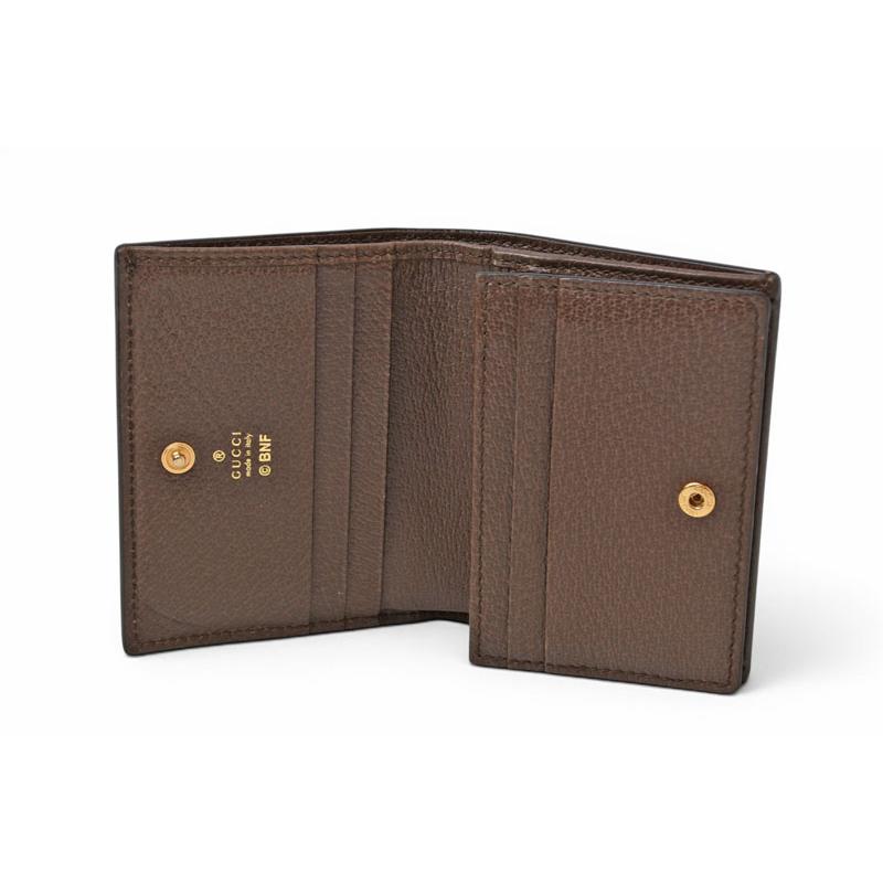 GUCCI（グッチ） ミニ財布/二つ折り 折財布 GGスプリーム ばなにゃ