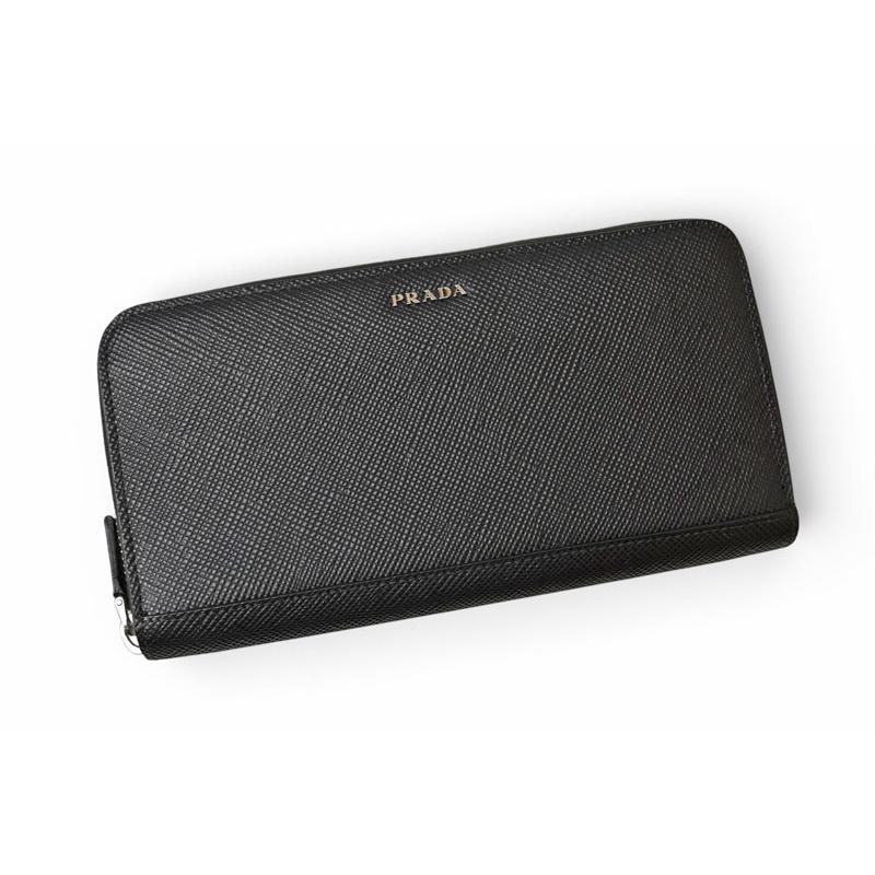 PRADA（プラダ） アウトレット 財布 メンズ 長財布/ラウンドファスナー