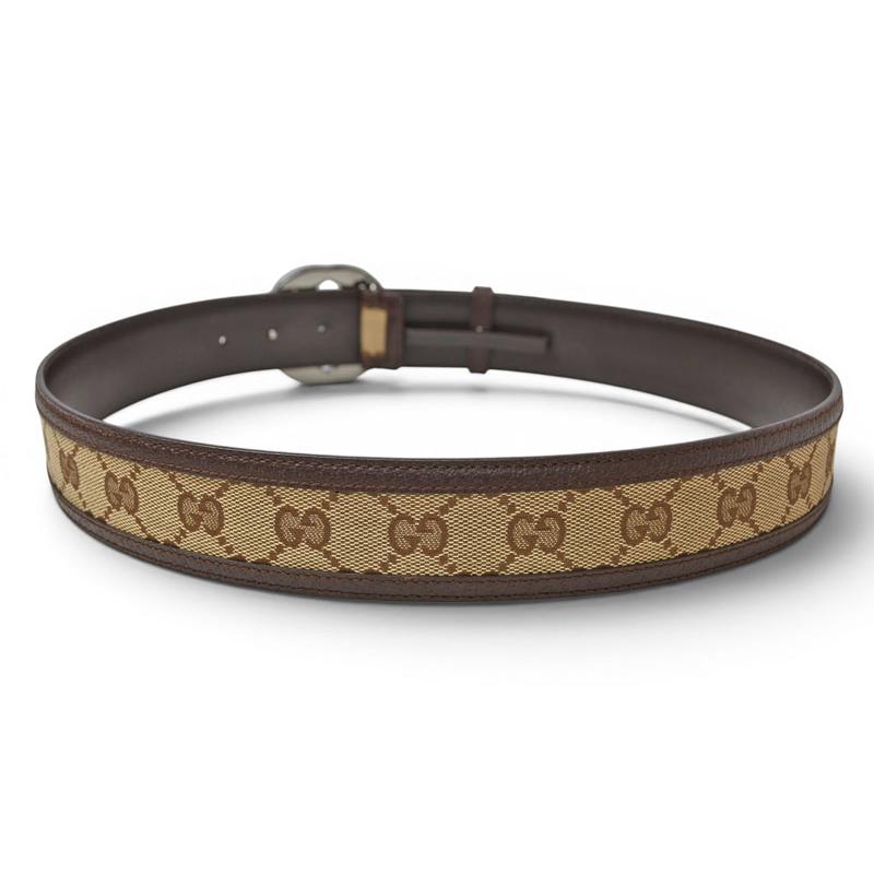 GUCCI（グッチ） ベルト ユニセックス GUCCI GGバックル GGブラウン