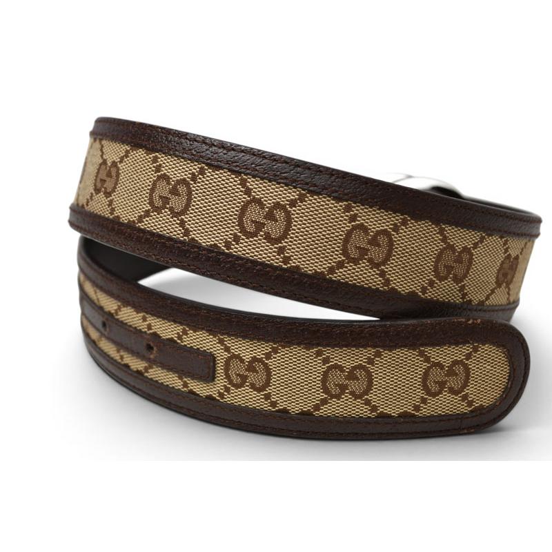 GUCCI（グッチ） ベルト ユニセックス GUCCI GGバックル GGブラウン