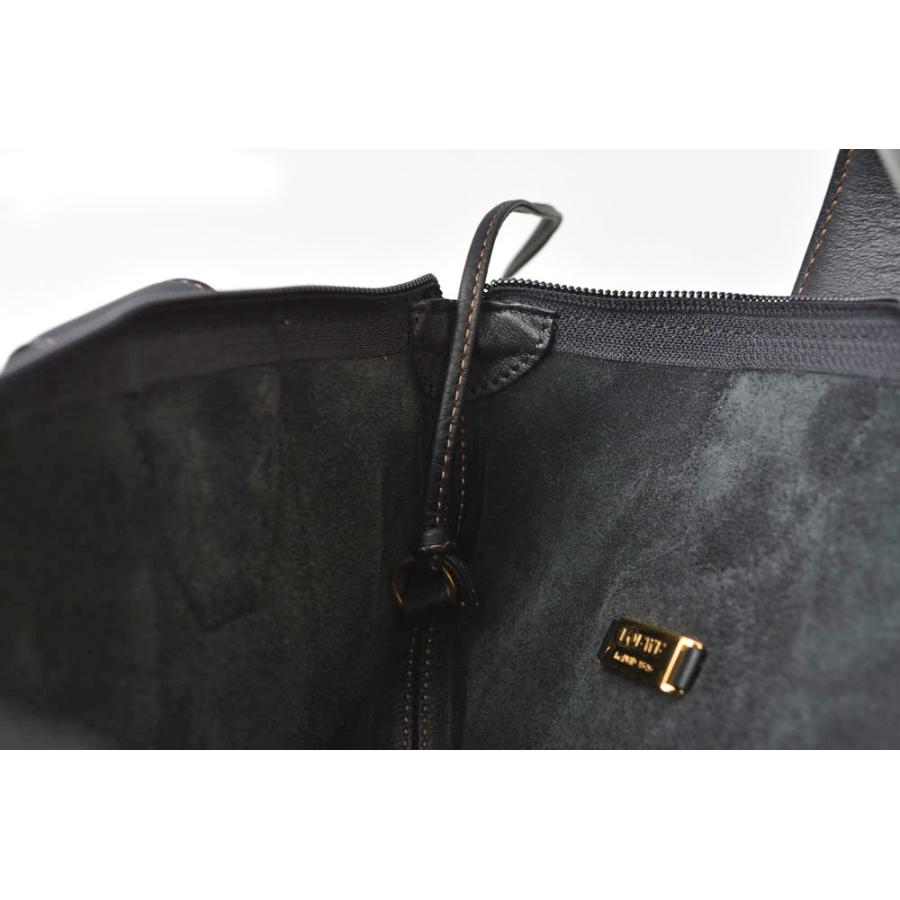 LOEWE（ロエベ） トートバッグ アントン アナグラム ポーチ付 ダーク