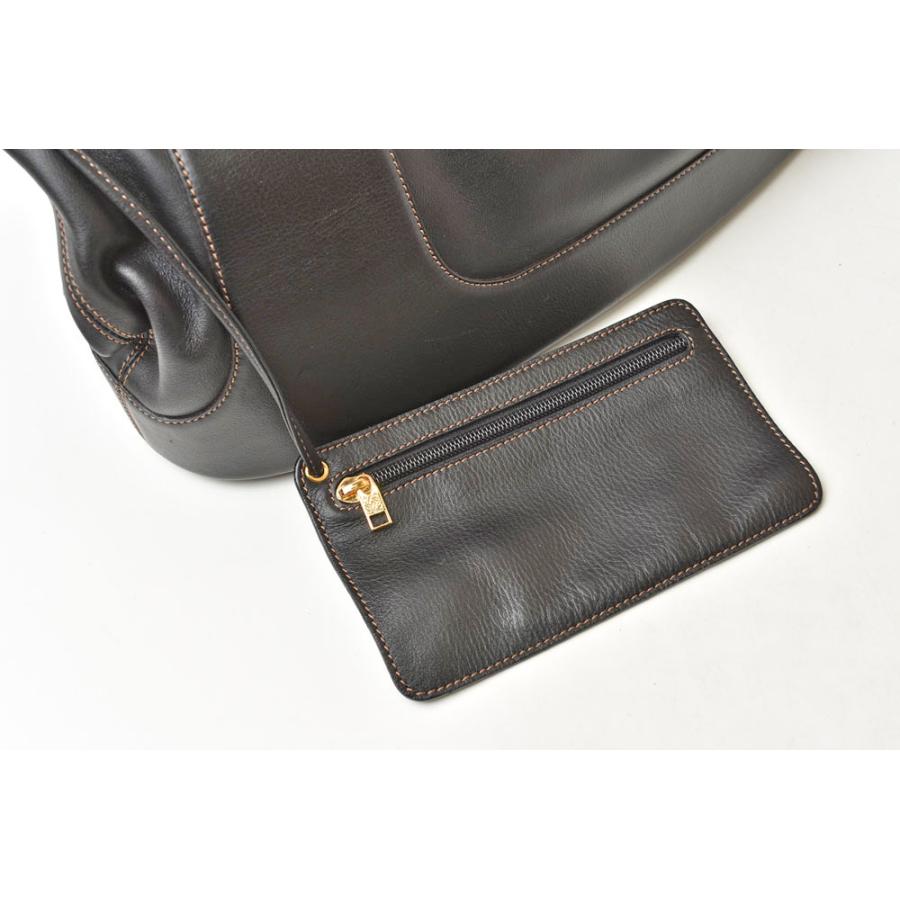 LOEWE（ロエベ） トートバッグ アントン アナグラム ポーチ付 ダーク