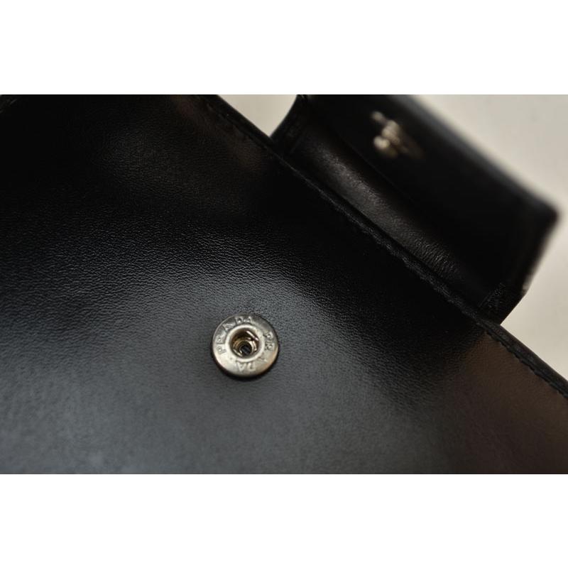 PRADA（プラダ） 財布/三つ折り 折財布 M512 ヴィンテージ NERO