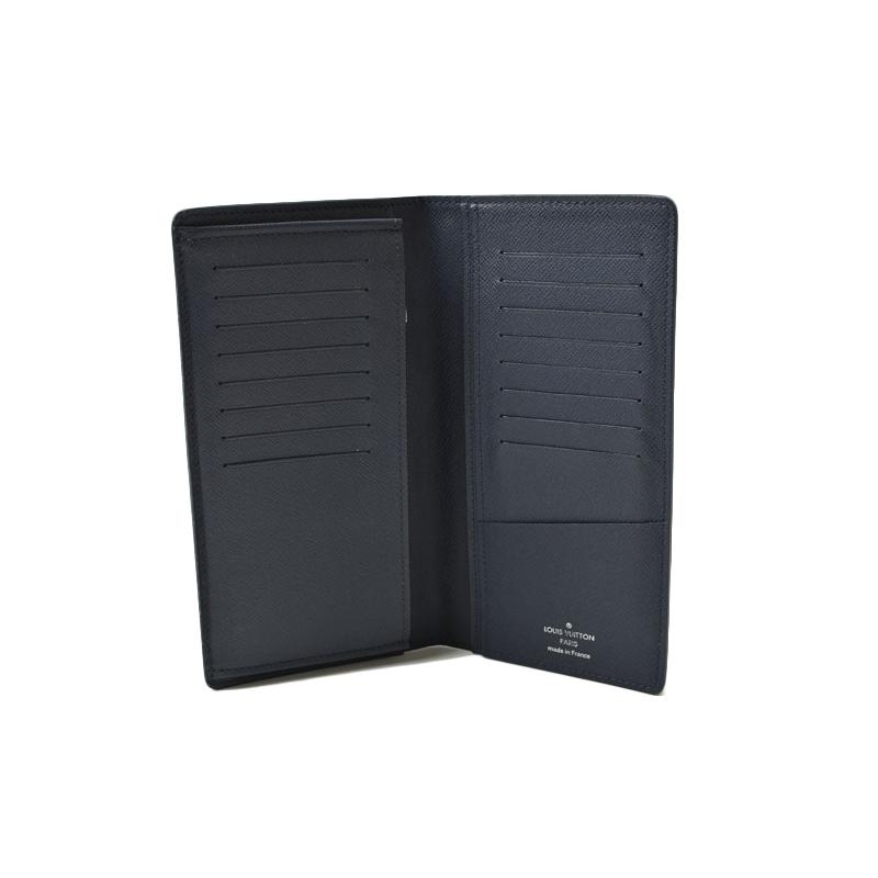 ルイヴィトン 財布/二つ折り メンズ LOUIS VUITTON ポルトフォイユ・ブラザ タイガ オセアン M32816 メンズ レザー ブルー【中古】 LOUIS VUITTON（ルイ・ヴィトン） 財布/二つ折り メンズ