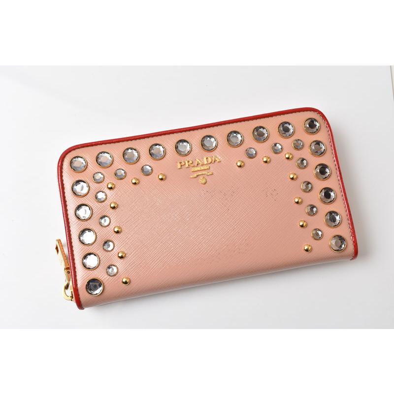 プラダ PRADA ビジュー 長財布 PRADA - プラダ 財布 PRADA 長財布