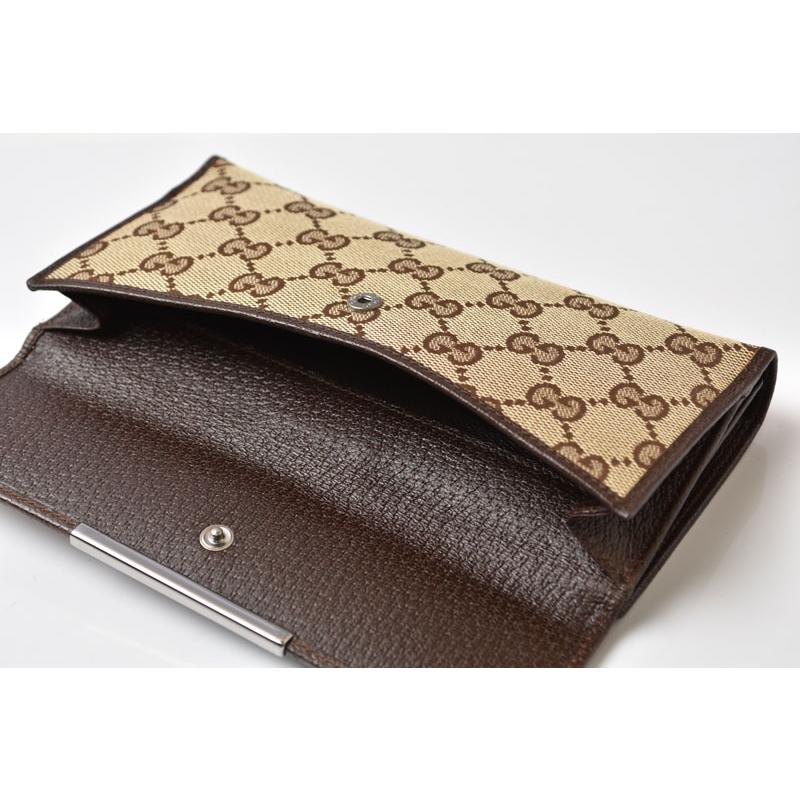GUCCI（グッチ） 財布 長財布 GGキャンバス GGブラウン/ベージュ 