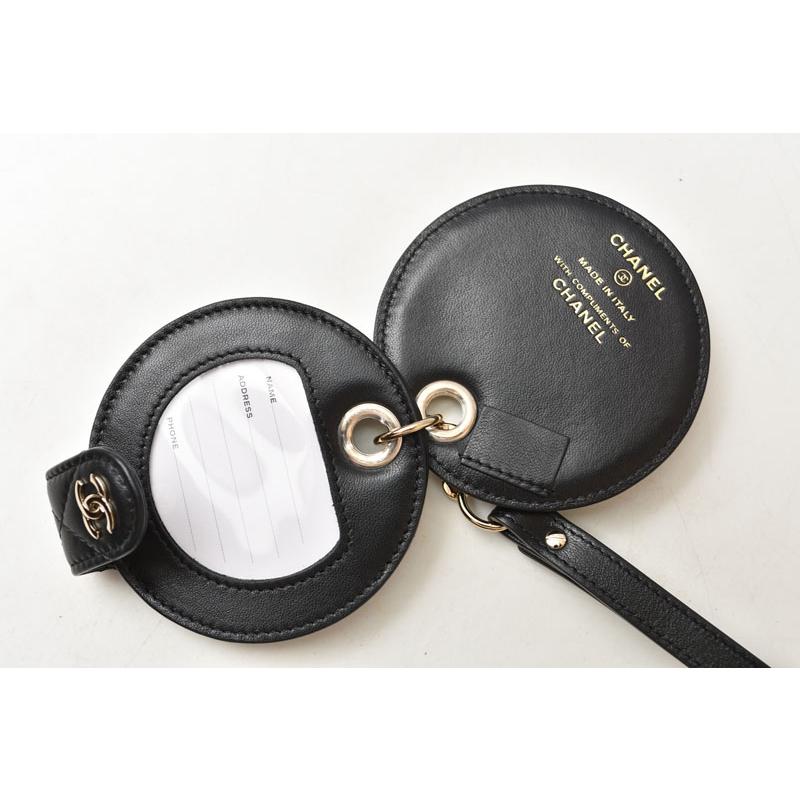 シャネル CHANEL VIP限定 ノベルティ ネームタグ マトラッセ ラウンド