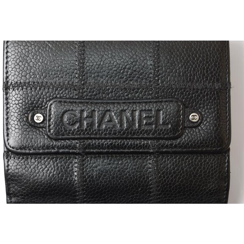CHANEL（シャネル） 二つ折り財布 ヴィンテージ チョコバー Wホック