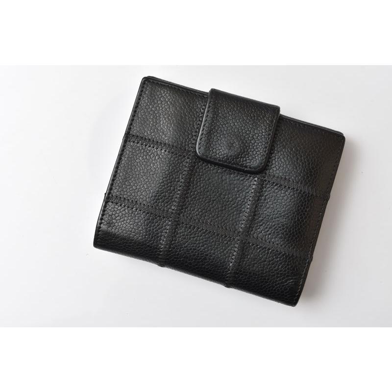 CHANEL（シャネル） 二つ折り財布 ヴィンテージ チョコバー Wホック