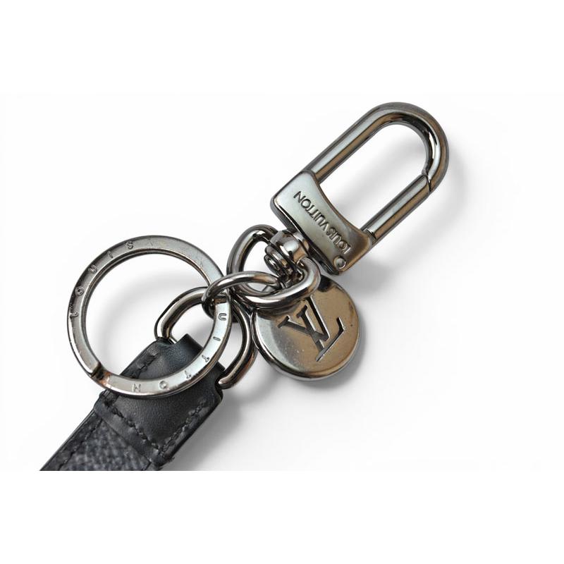 美品 ルイヴィトン モノグラム エクリプス ポルトクレ M61950 キーリング LOUIS VUITTON（ルイ・ヴィトン） キーホルダー モノグラム エクリプス