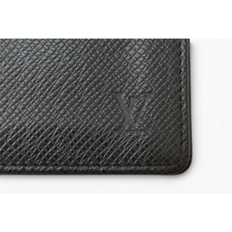 【希少 新品近い】ルイヴィトン　ポルトモネビエジップ　タイガ　黒　アルドワーズ LOUIS VUITTON（ルイ・ヴィトン） 財布/二つ折り メンズ ポルト カルト