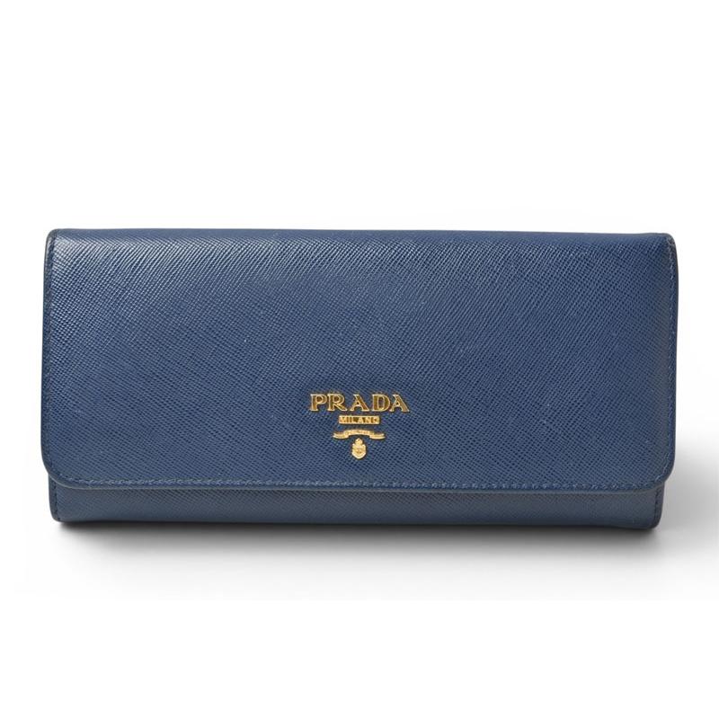 PRADA（プラダ） 財布 長財布/パスケース付 1MH132 BLUETTE/ブルー