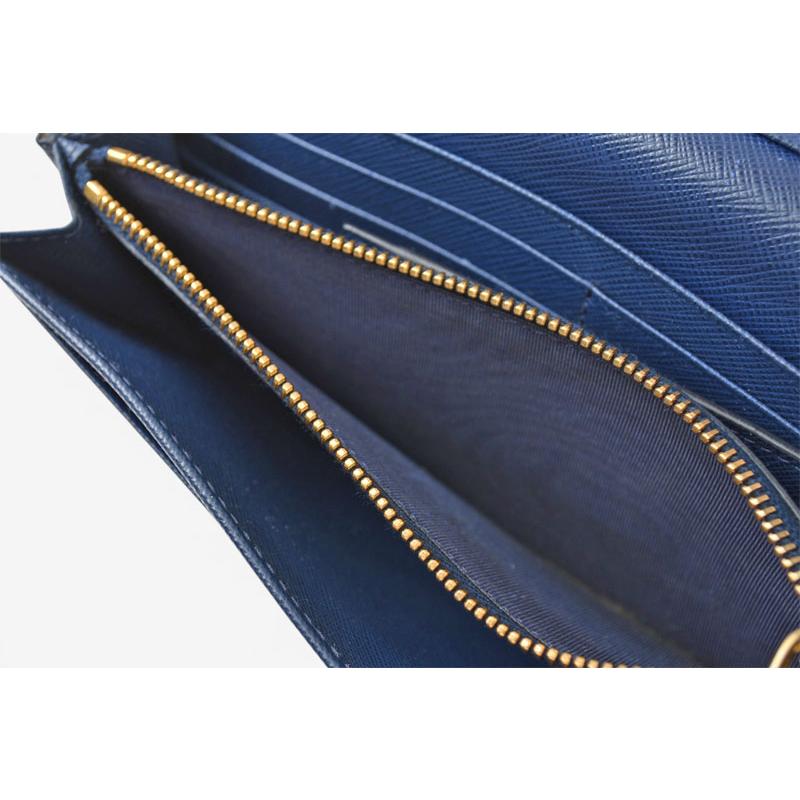 PRADA（プラダ） 財布 長財布/パスケース付 1MH132 BLUETTE/ブルー