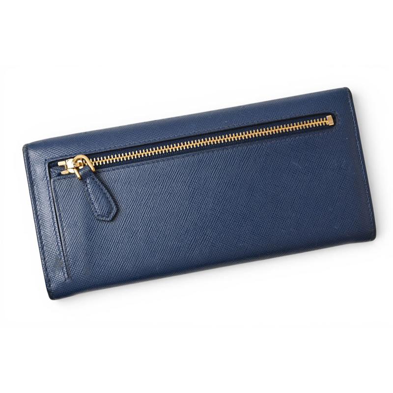 PRADA（プラダ） 財布 長財布/パスケース付 1MH132 BLUETTE/ブルー