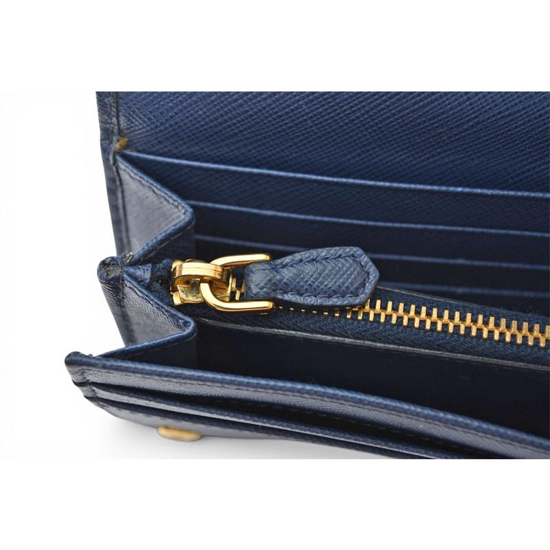 PRADA（プラダ） 財布 長財布/パスケース付 1MH132 BLUETTE/ブルー