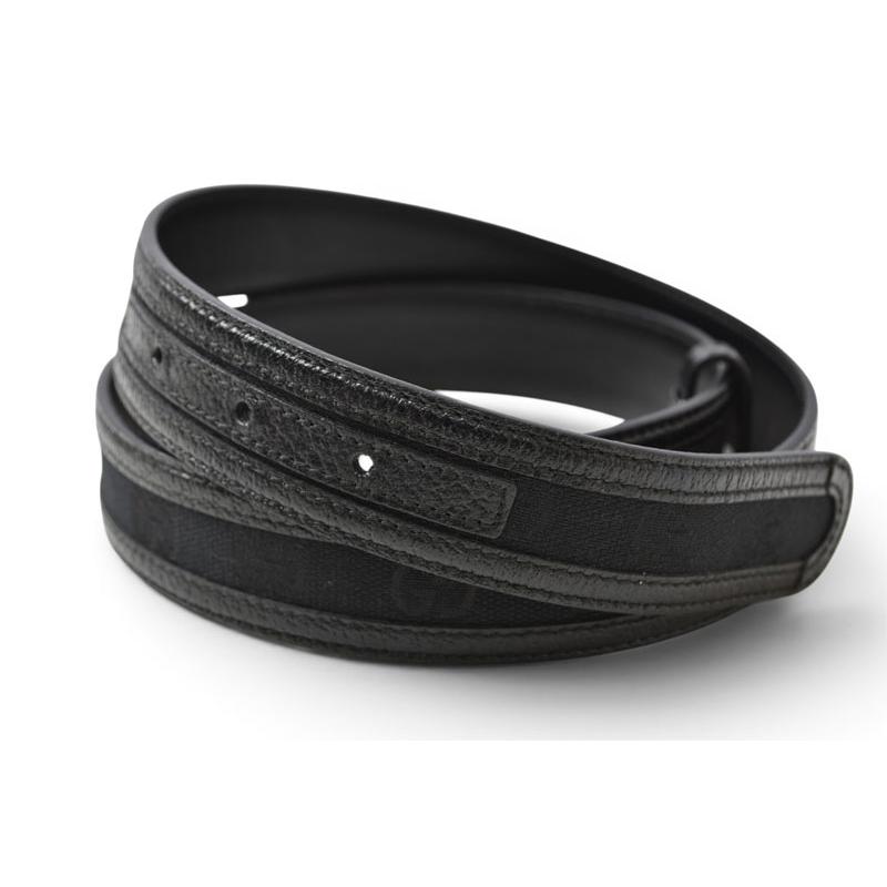GUCCI（グッチ） ベルト ユニセックス GUCCI GGバックル GGブラック