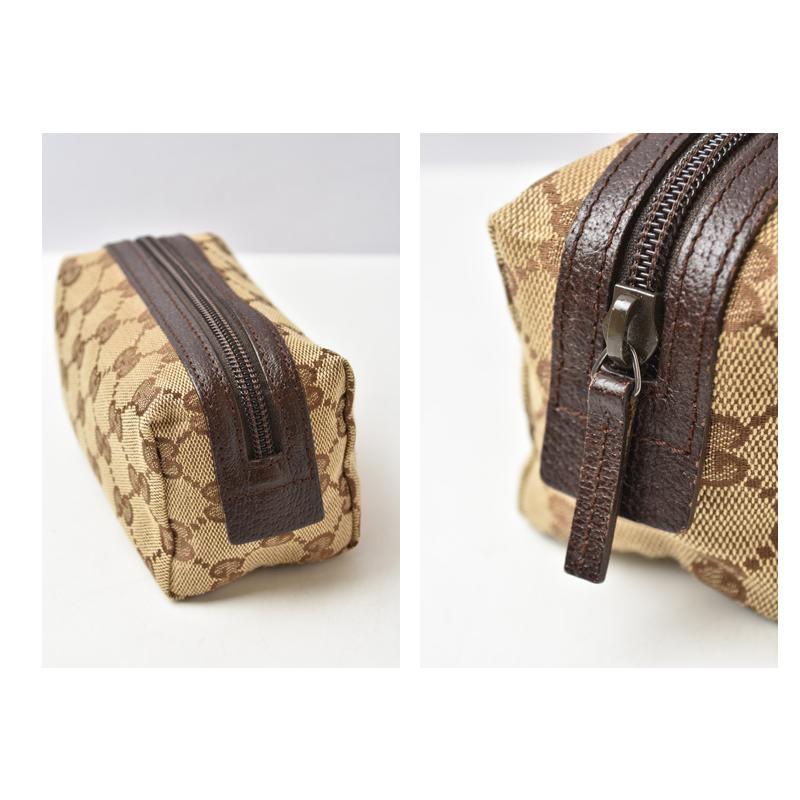 ショップ袋 グッチ GUCCI ポーチ GGキャンバス柄 29596