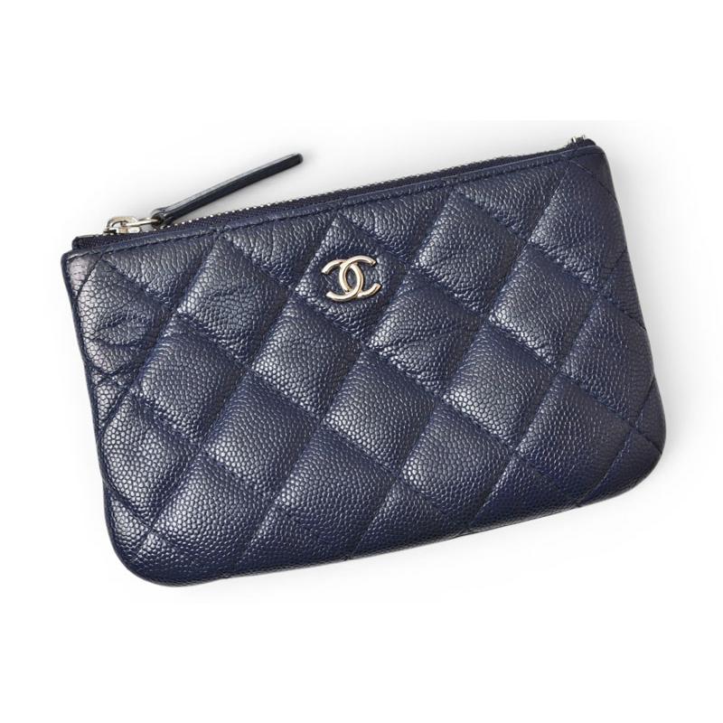 新品CHANELポーチキャビアスキン マトラッセ CHANEL（シャネル） ポーチ クラシック コスメポーチ マトラッセ