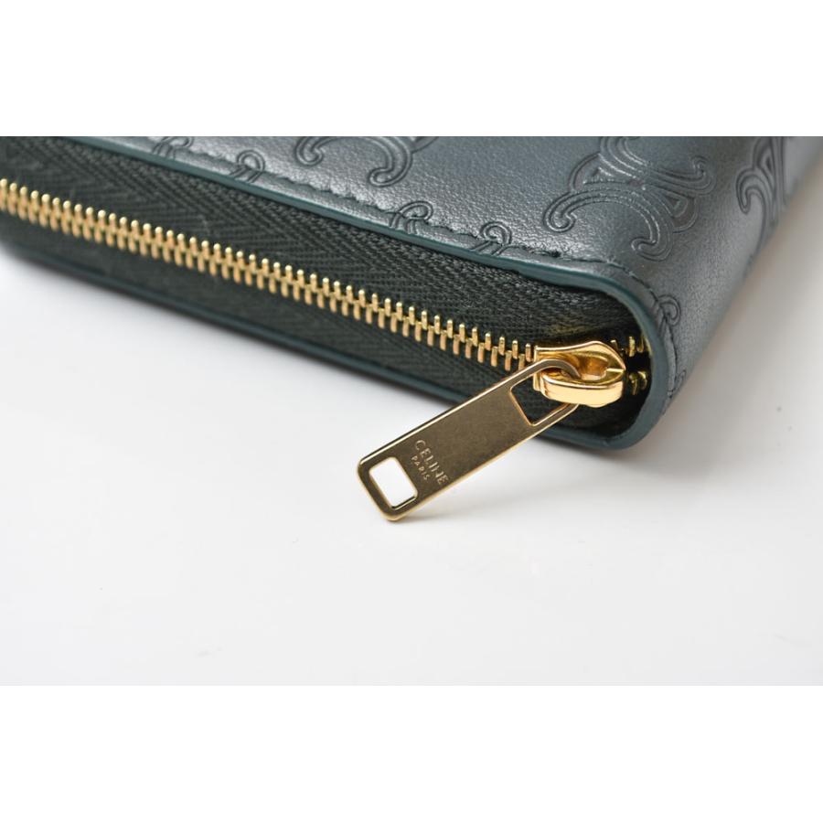 CELINE（セリーヌ） 長財布 CELINE 10B553FQC AMAZONE/グリーン